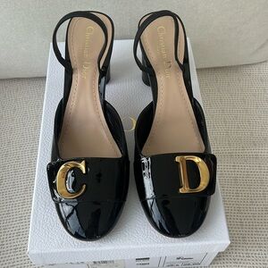 Dior C’est Dior pump slingback patent calfskin black 39.5